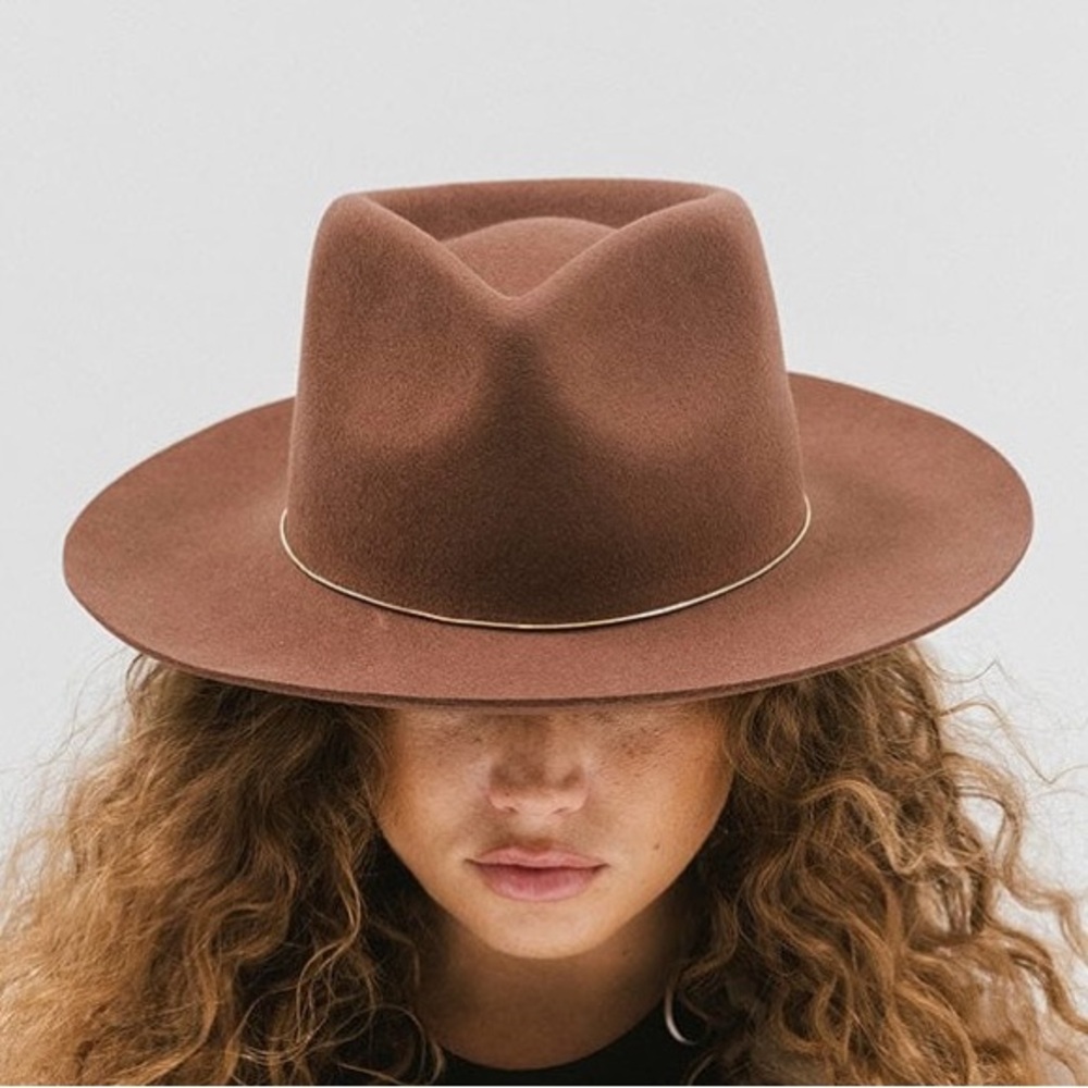 Gigi Pip Brown Fedora